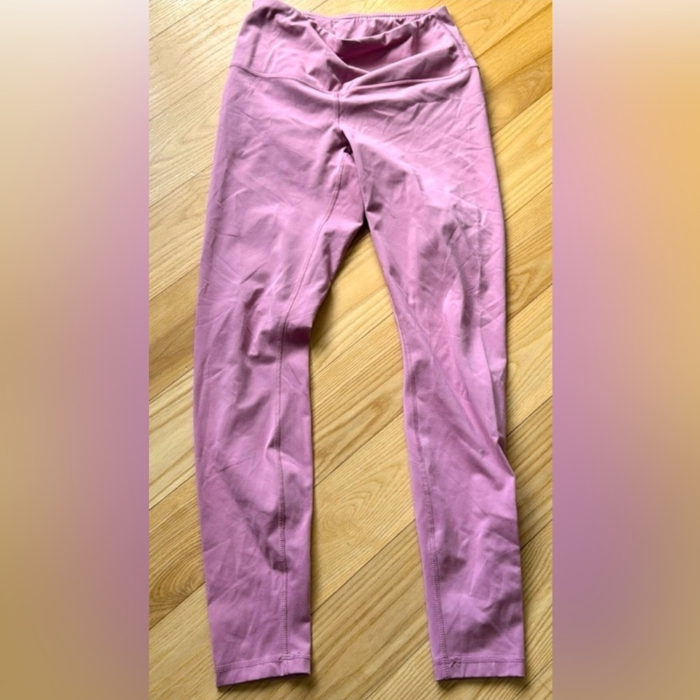 Yogalicious Lux Pink High Waisted Leggings Size S Soft Stretch Yoga Pants